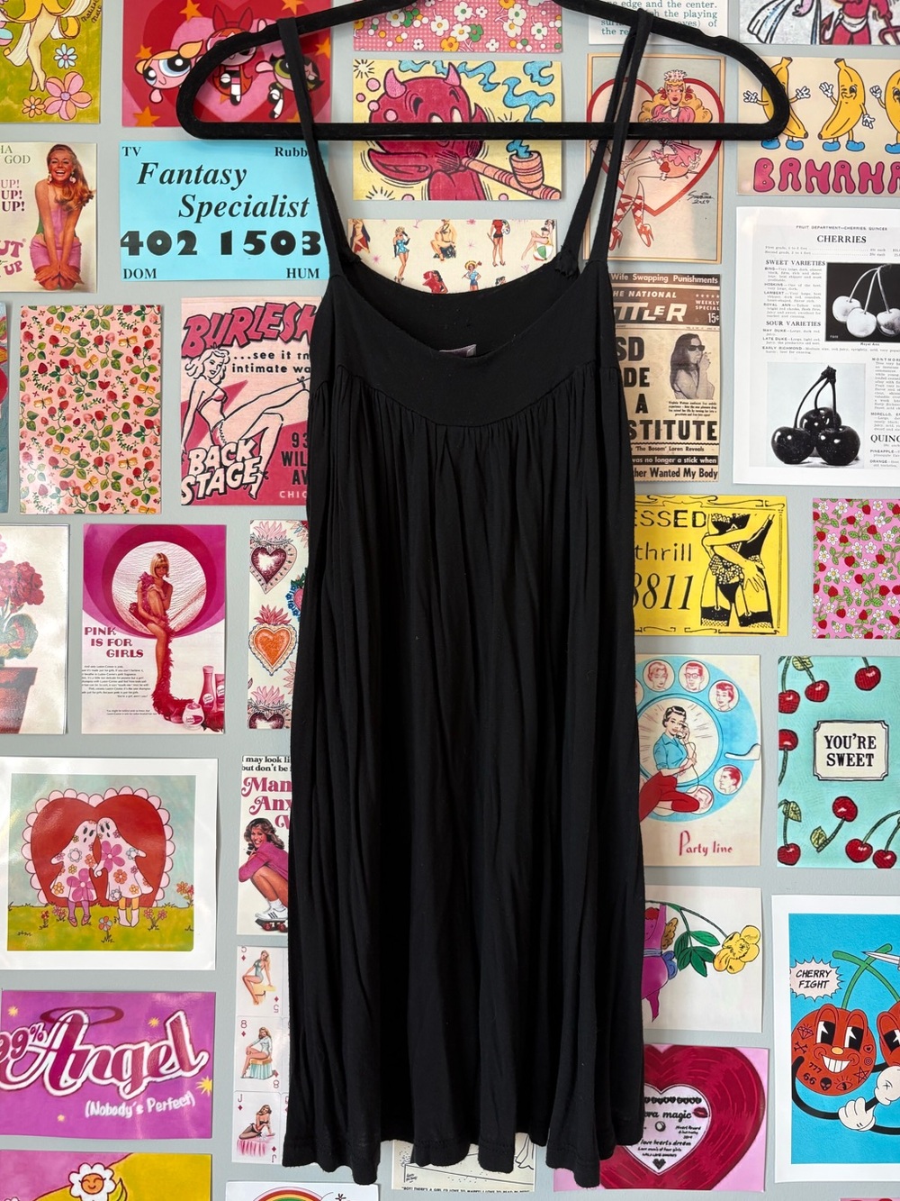 Black Sleeveless Ruffle Mini Sundress